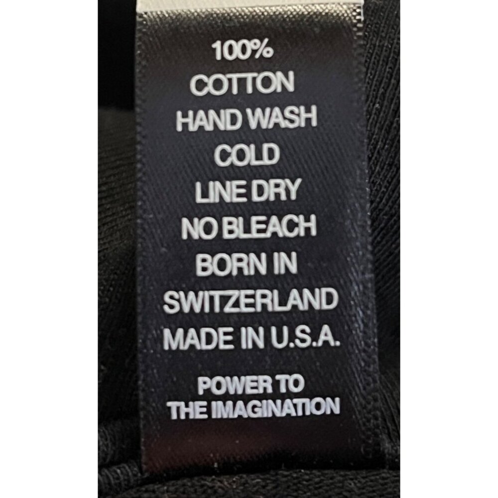 Imaginary Foundation Mens Large Fluid Rapture Crew Neck Shirt Black Orange Pink - Picture 6 of 6